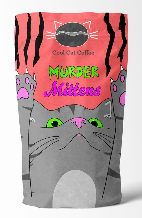 Cool Cat Coffee Packaging
